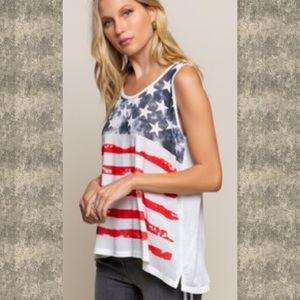 American Flag Tank Top